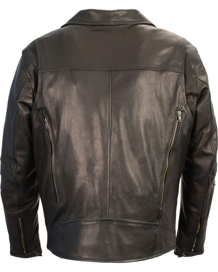 Men's Riding MotoFashion Black Lightweight Long Biker Riding Jacket