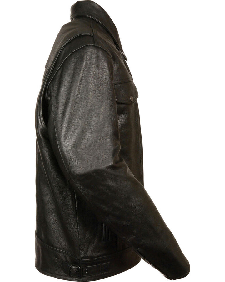 Men's Fashion Riding Utility Vented Cruiser Jacket
