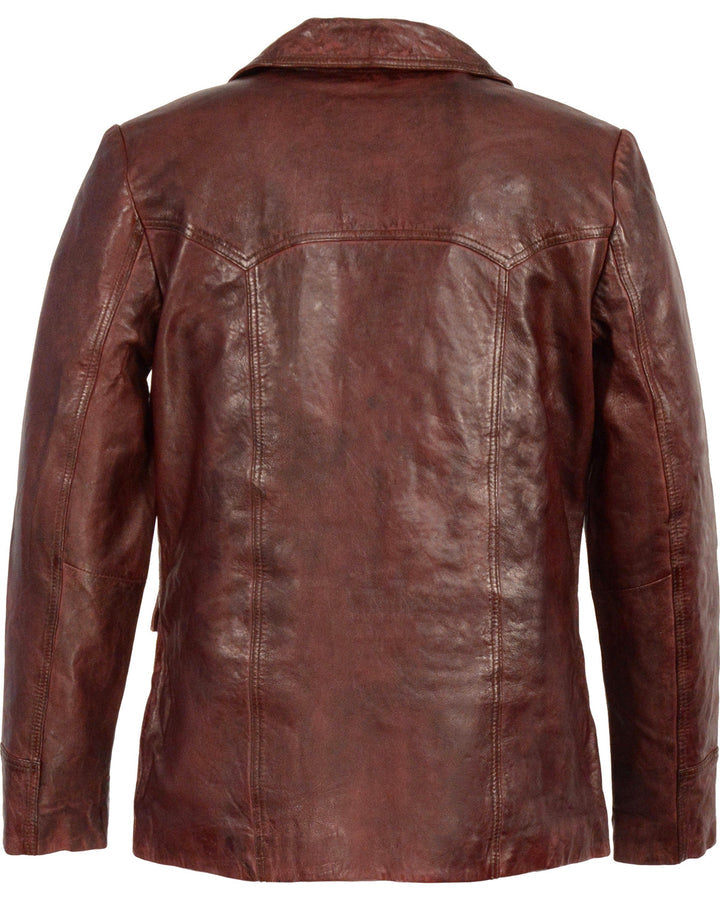 Men's Riding MotoFashion Leather Car Coat Jacket