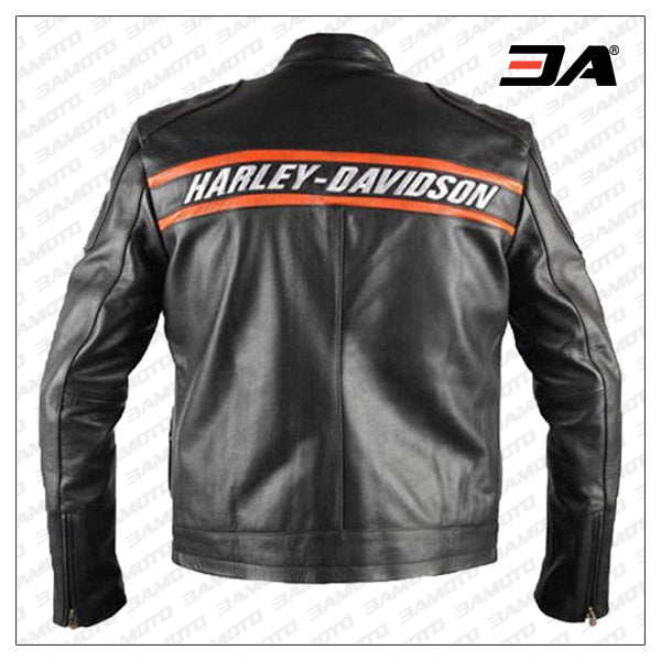 Bill Goldberg WWE Harley Davidson Classic Motorcycle Leather Jacket