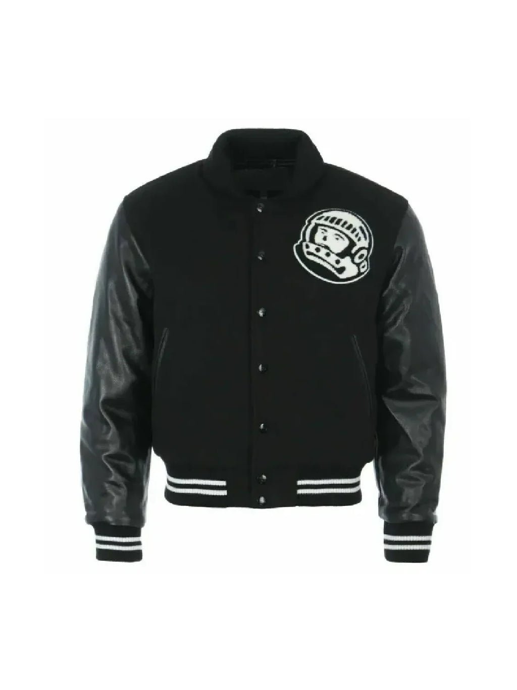Black Letterman Billionaire Boys Club Varsity Jacket