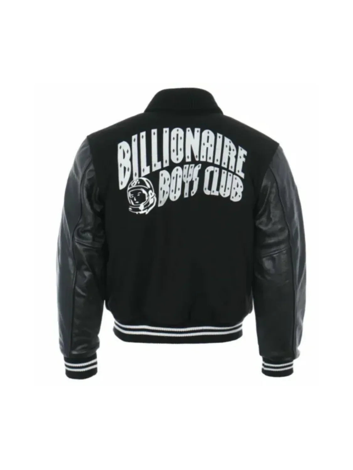 Black Letterman Billionaire Boys Club Varsity Jacket