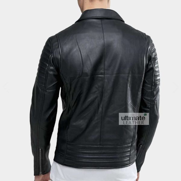 Black Biker Leather Jacket