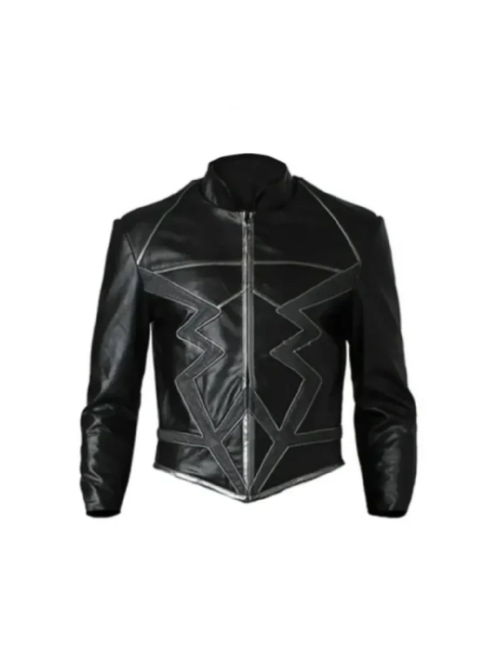 Black Bolt Avenger Leather Jacket