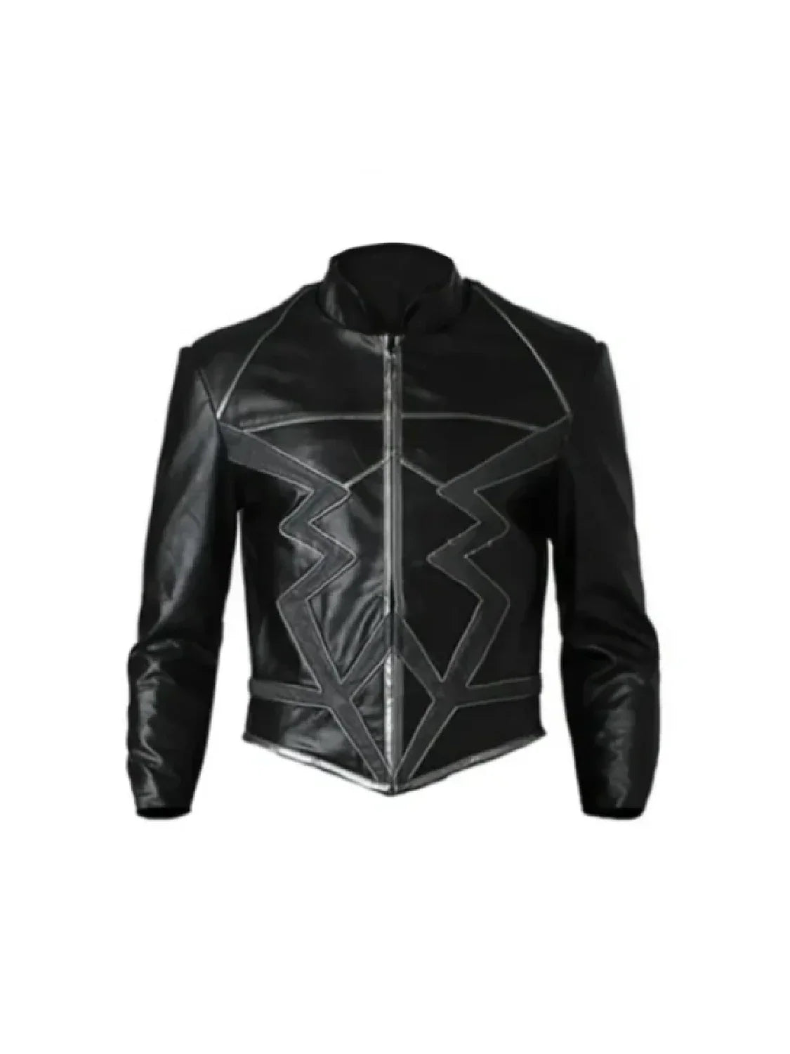 Black Bolt Avenger Leather Jacket