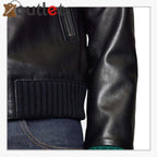 Black Stylish Leather Jacket for Mens