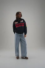 Black Ferrari Embroidered Jacket – Motorsport Streetwear Essential | Streetbred