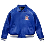 Avirex USA Blue Icon Genuine Leather Jacket