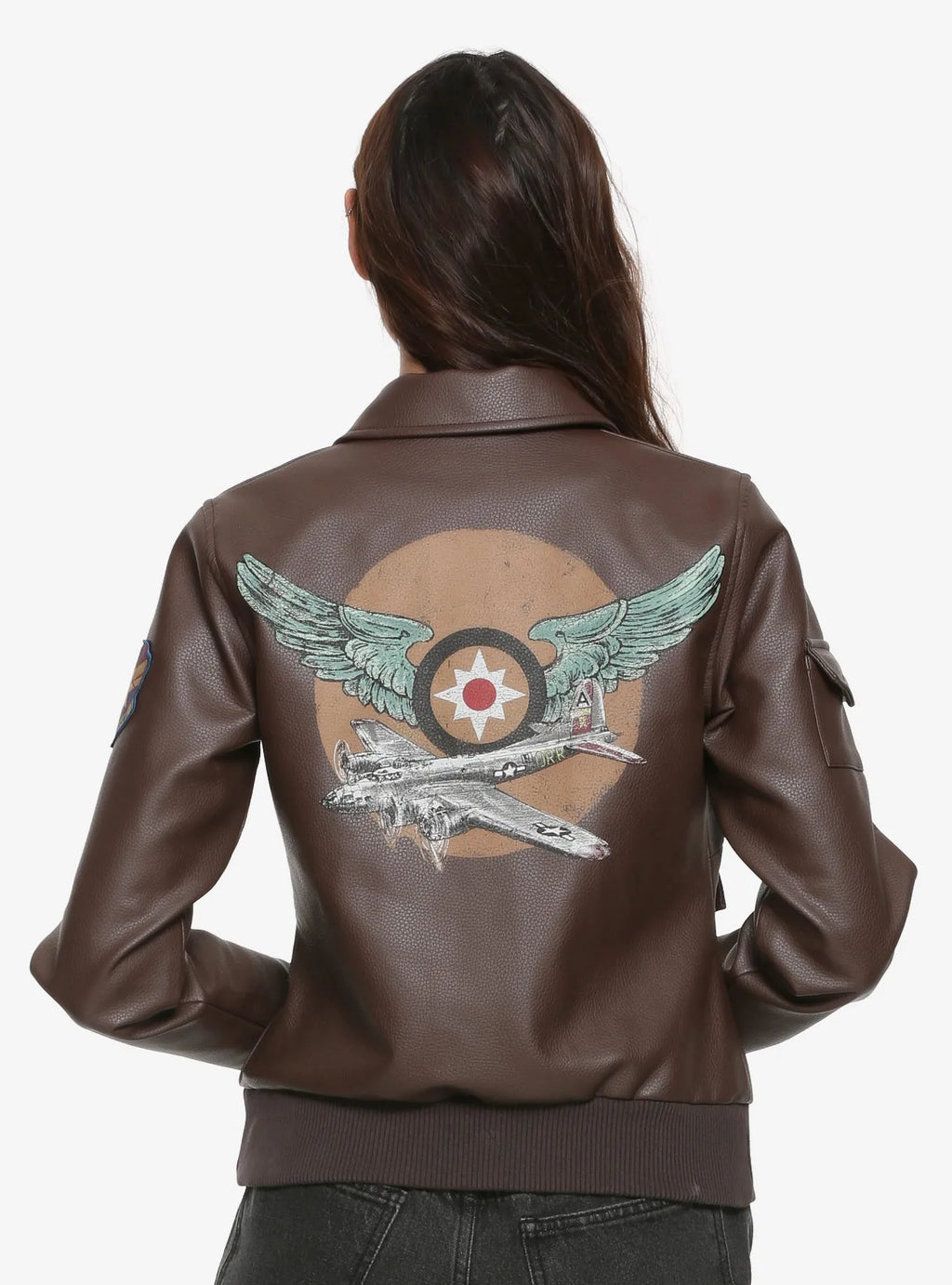 Carol Danvers Captain Marvel Brown Leather Jacket