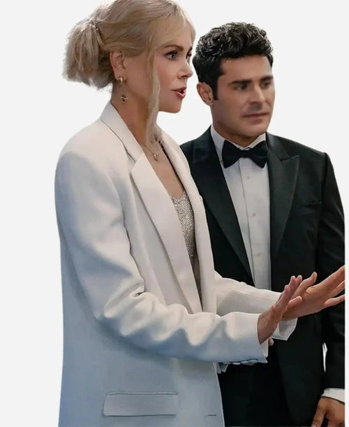 A Family Affair 2024 Nicole Kidman White Coat
