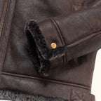 Men's Brown B3 Bomber Shearling Jacket