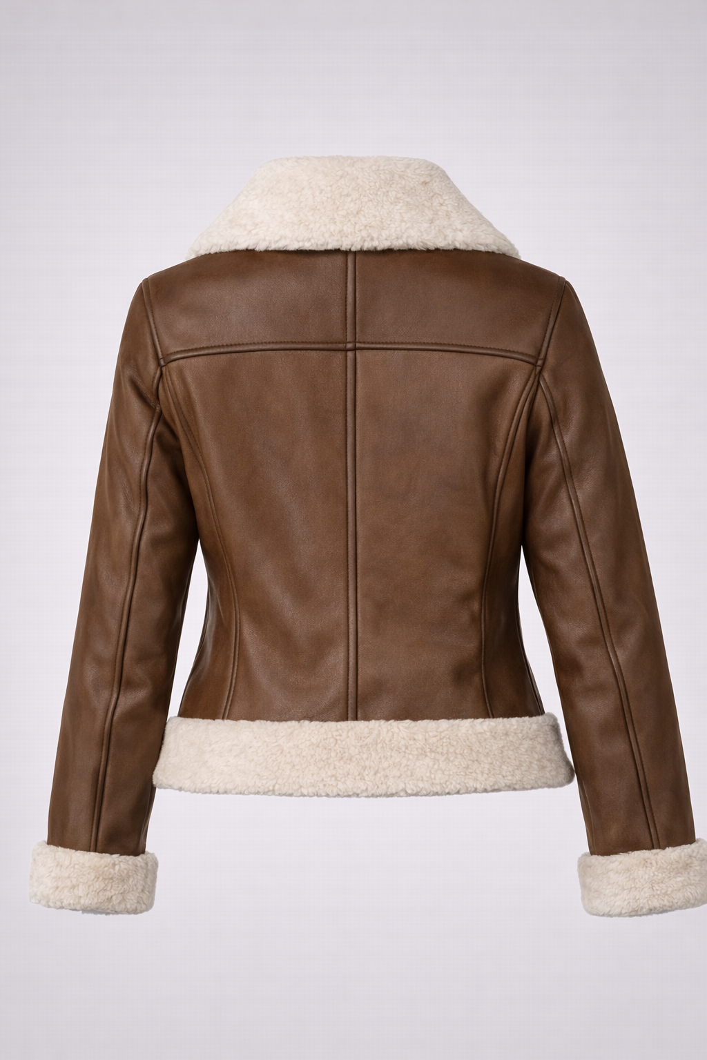 Women's Brown B3 Shearling Bomber Jacket