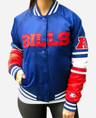 Buffalo Bills Satin Varsity Jacket