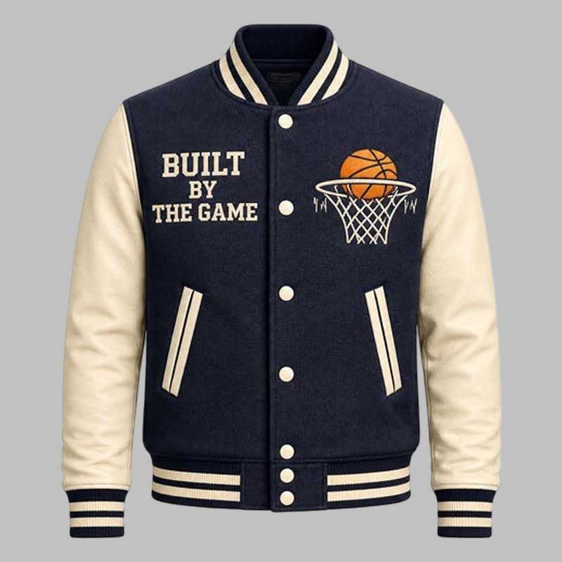 Built By The Game Basketball Varsity Jacket