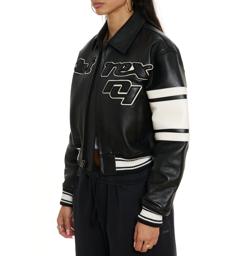 Avirex Legend Lamb Leather Jacket For Wmens