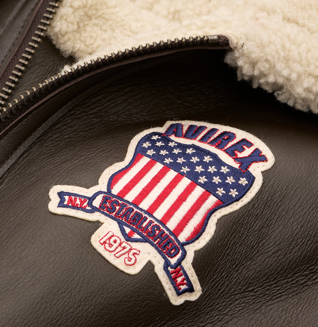 Original Winter Avirex B3 Shearling Choclate Jackets