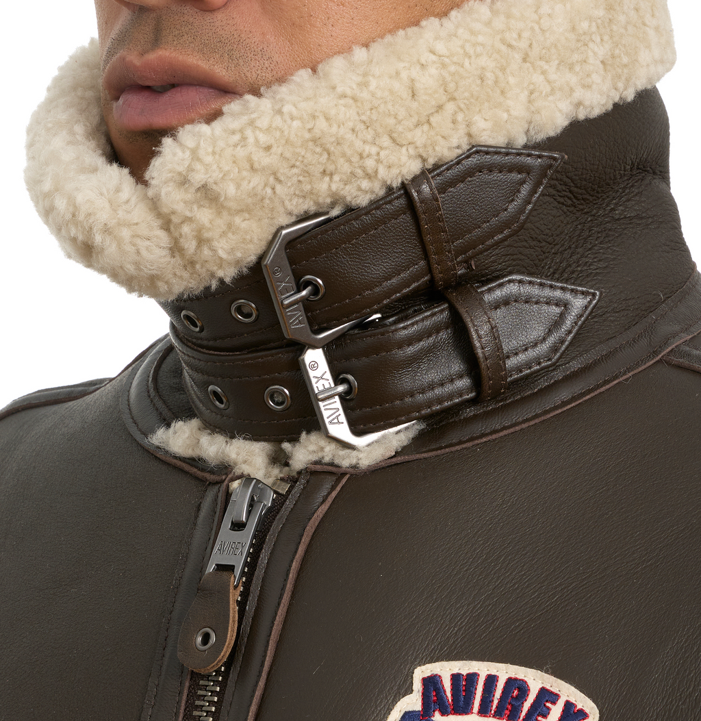 Original Winter Avirex B3 Shearling Choclate Jackets