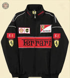 F1 Vintage Ferrari Racing Jacket - Black Edition