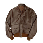 Calfskin Jacket for Men in A2 Bomber Style