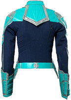 Captain Marvel Green Faux Leather Jacket