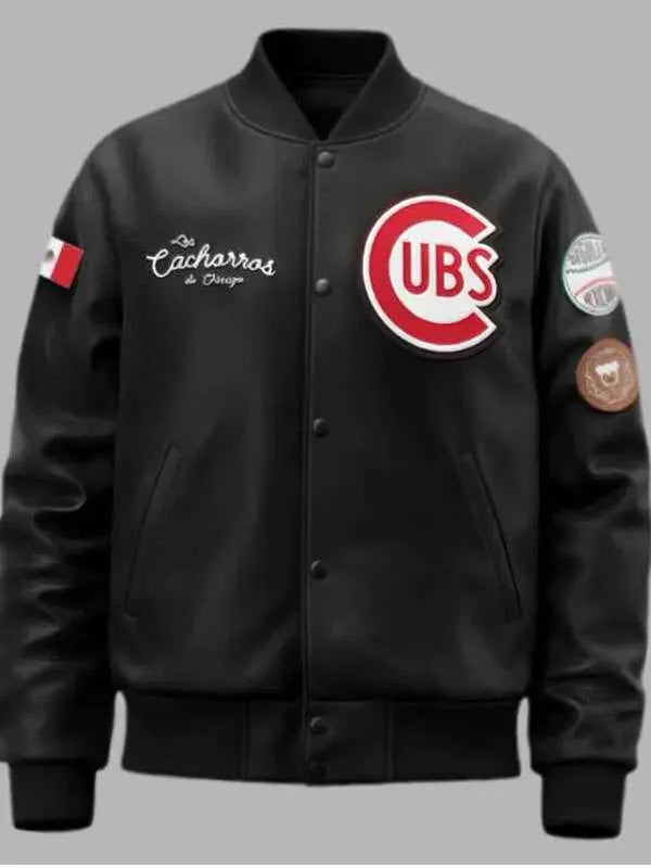 Chicago Cubs 2026 Black Varsity Jacket