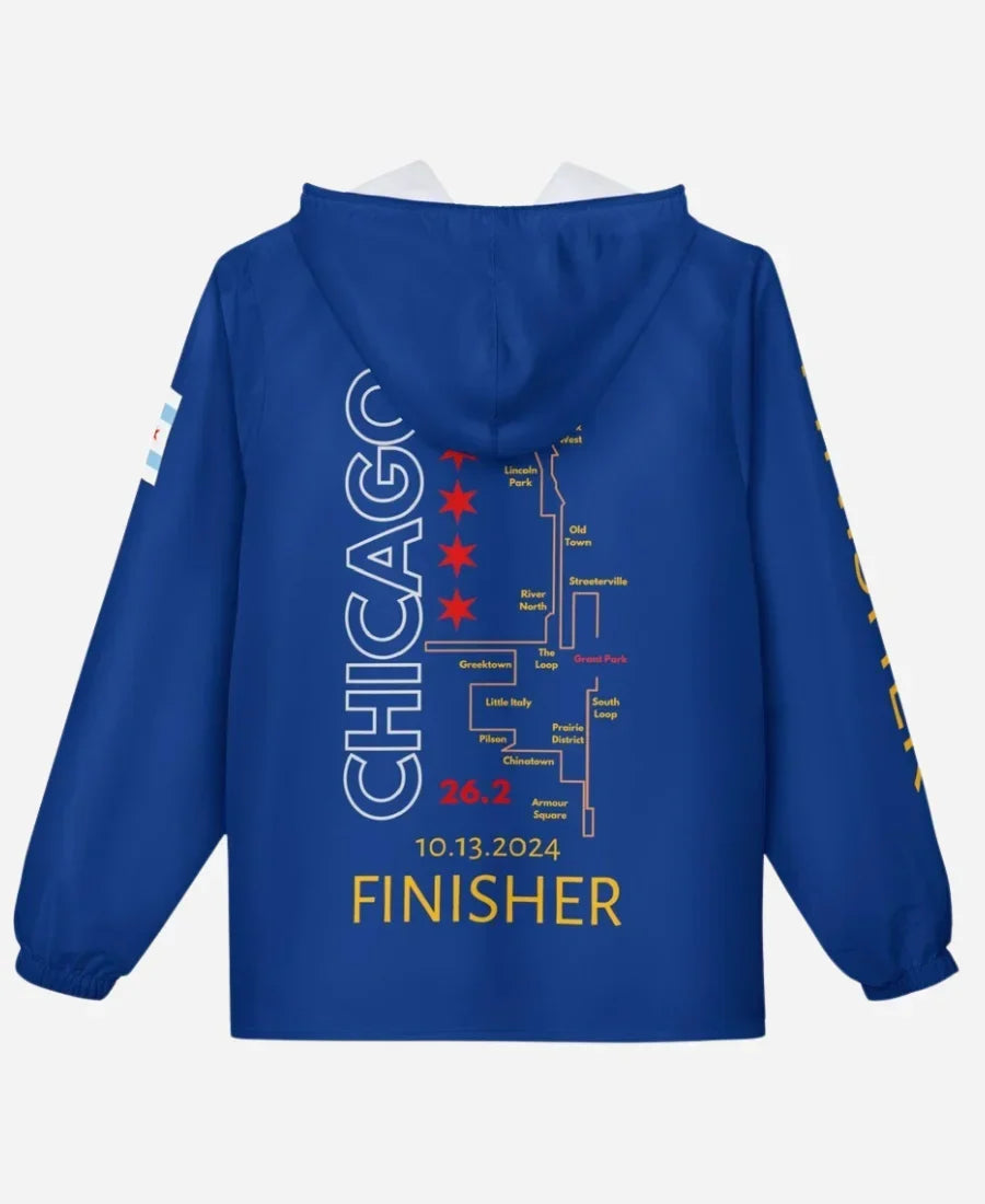Chicago Marathon Finisher Windbreaker Track Jacket