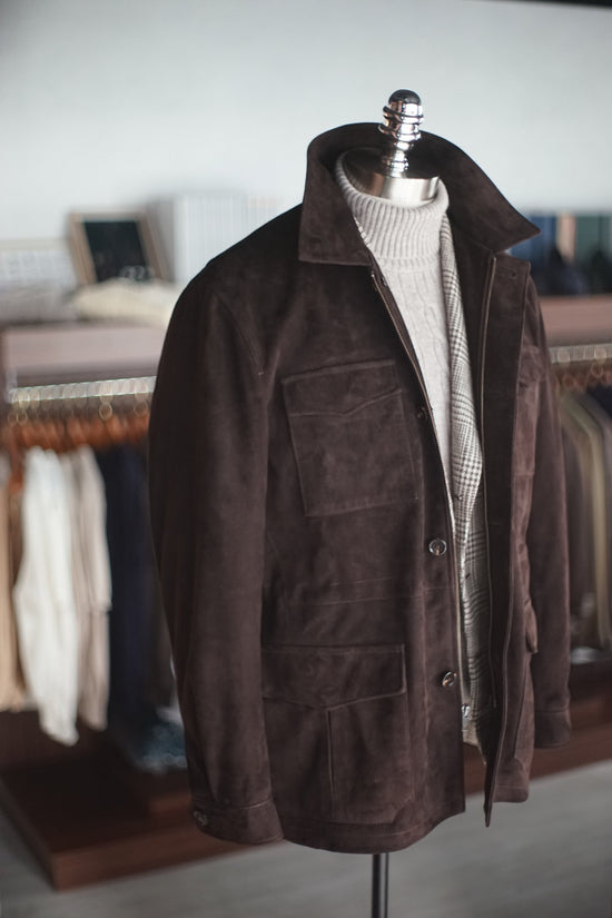 Custom Mark Tennyson Suede Coat