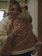 Carol Royle Christmas at Plum hill Manor Shearling Jacket