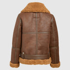 Classic Brown Women’s Faux Shearling Jacket