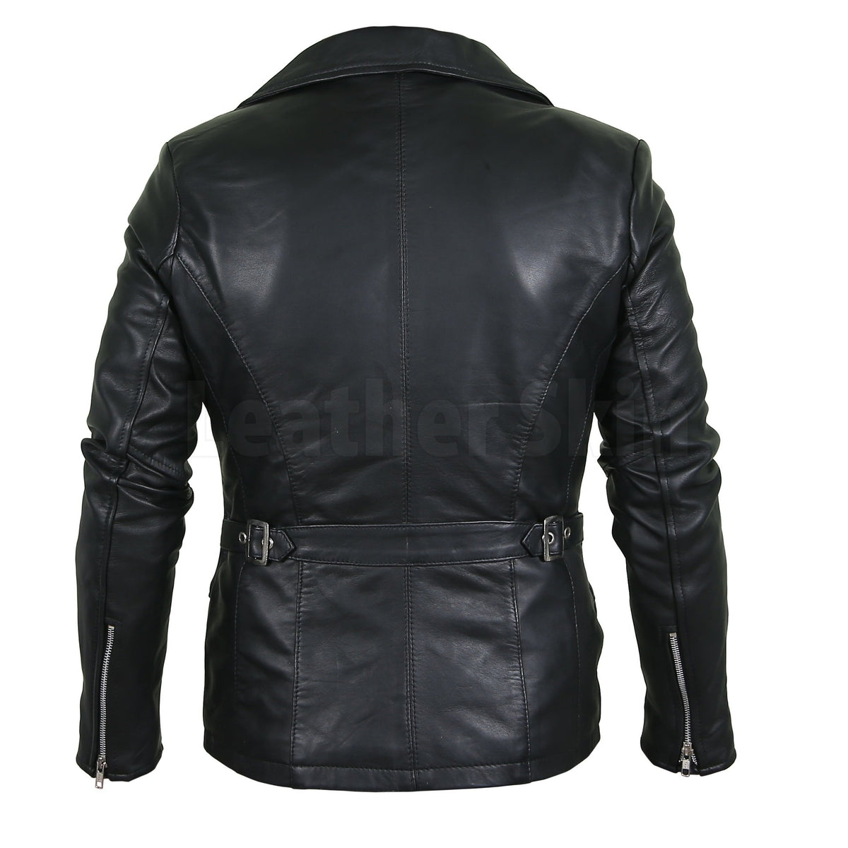Classy Black Brando Genuine Leather Jacket