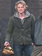 Tom Rhys Harries Clay face Green Cotton Jacket