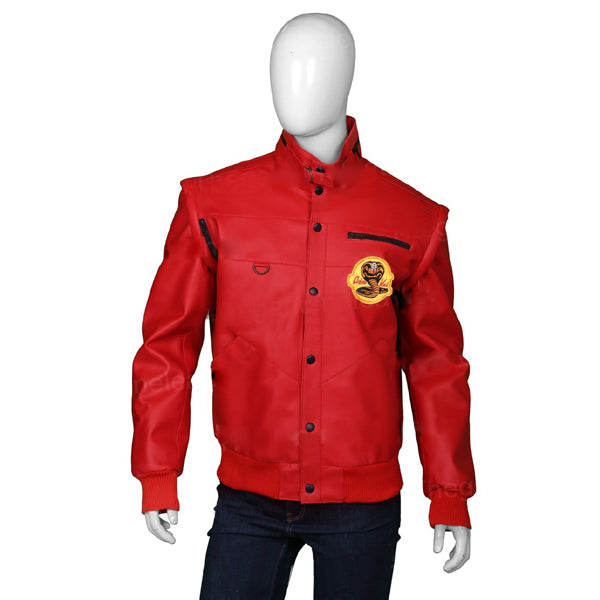 Cobra Kai Red Leather Jacket
