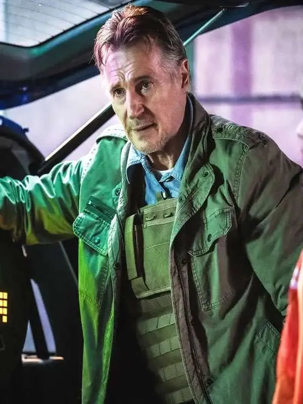 Cold Storage Liam Neeson Green Jacket