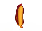 Maroon Varsity Letterman Jacket with Gold Sleeves