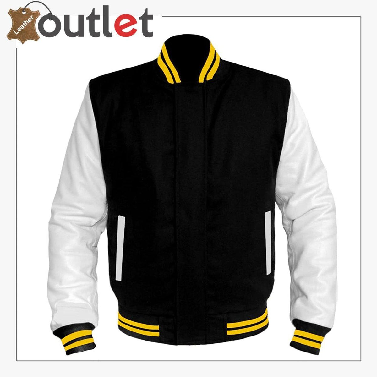 College Baseball Women Wool Leather Varsity Jacket