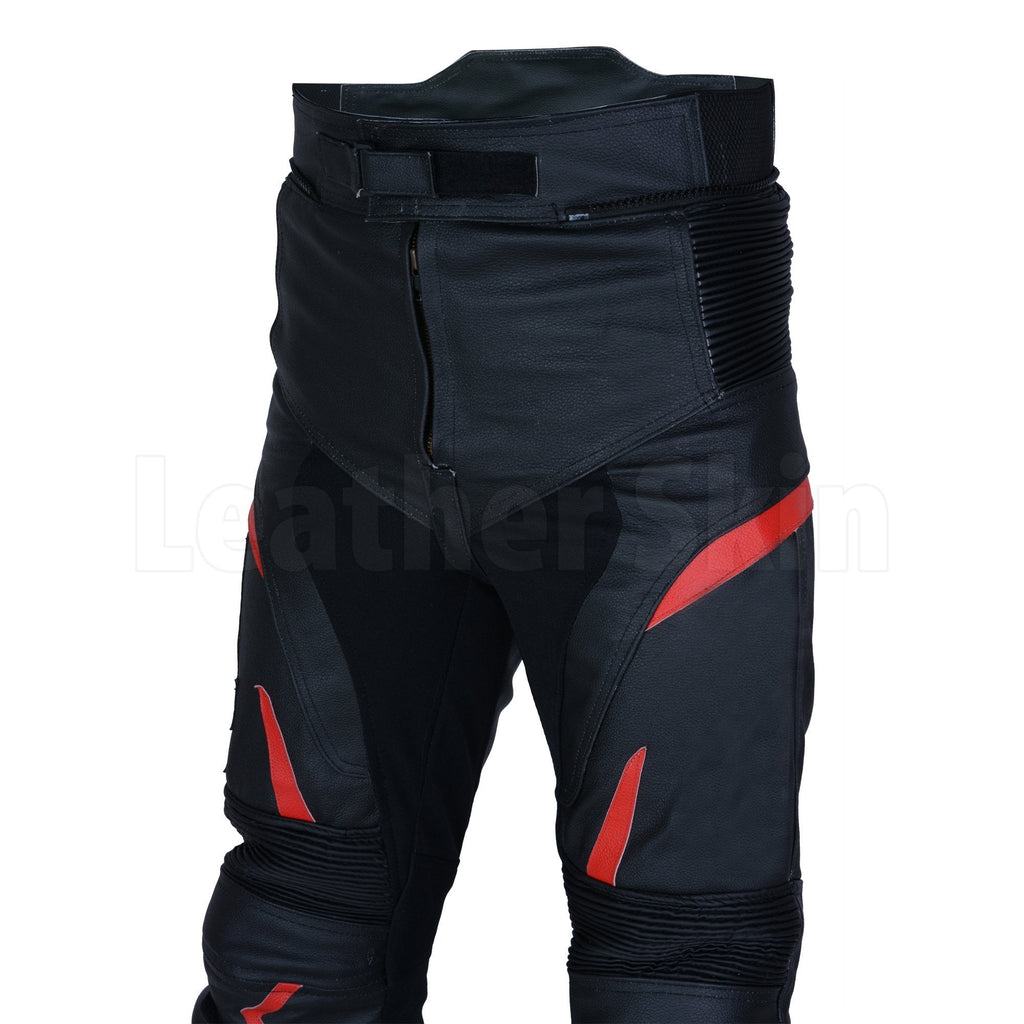 Comfy Black Men Motorcycle leather Pants