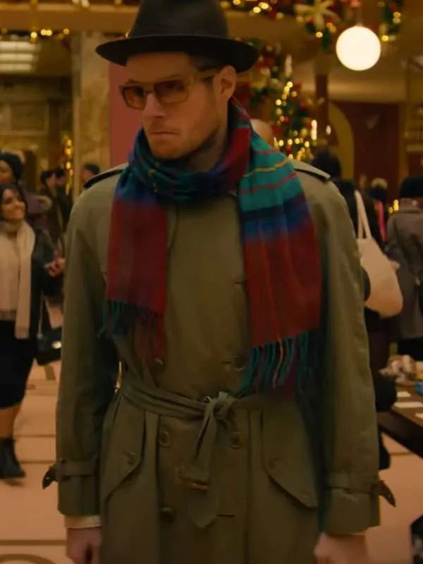 Jingle Bell Heist 2025 Connor Swindells Trench Coat