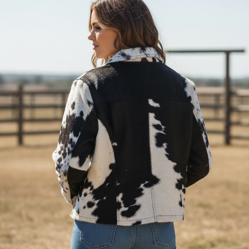 Cow Skin Jacket For Women