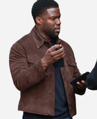 Lift Kevin Hart Brown Suede Leather Jacket