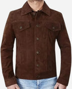 Lift Kevin Hart Brown Suede Leather Jacket