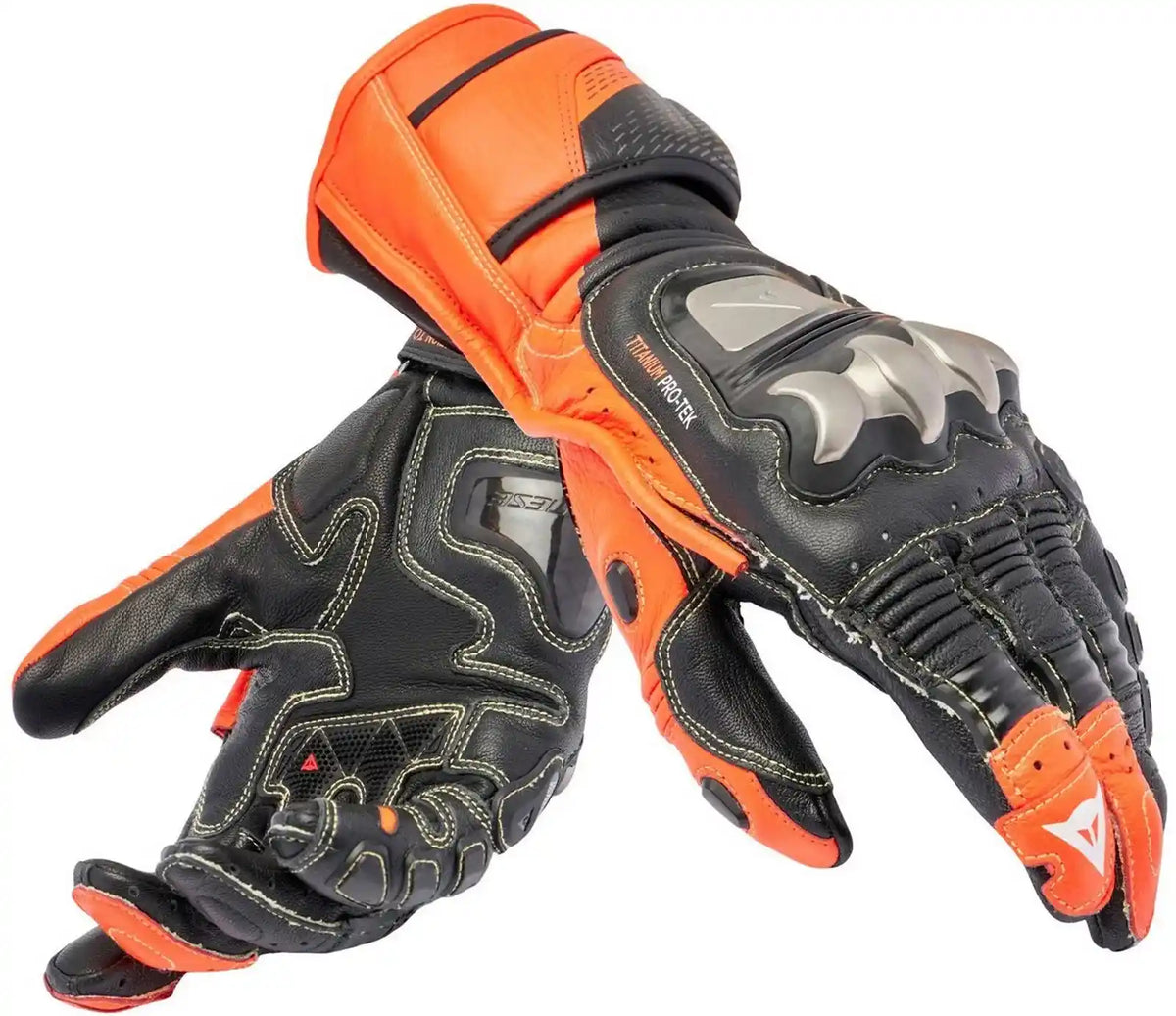 Dainese Full Metal Pro Carbon Knuckle Leather Racing Gloves