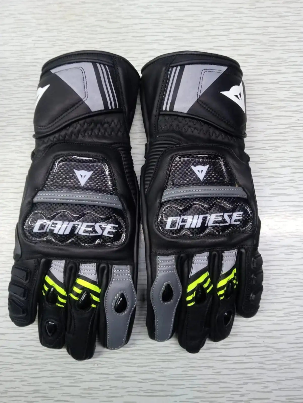 Dainese Carbon Knuckle Gauntlet Protective Racing Gloves