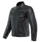 Dainese Zaurax Black Leather Motorcycle Jacket
