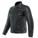 Dainese Zaurax Black Leather Motorcycle Jacket