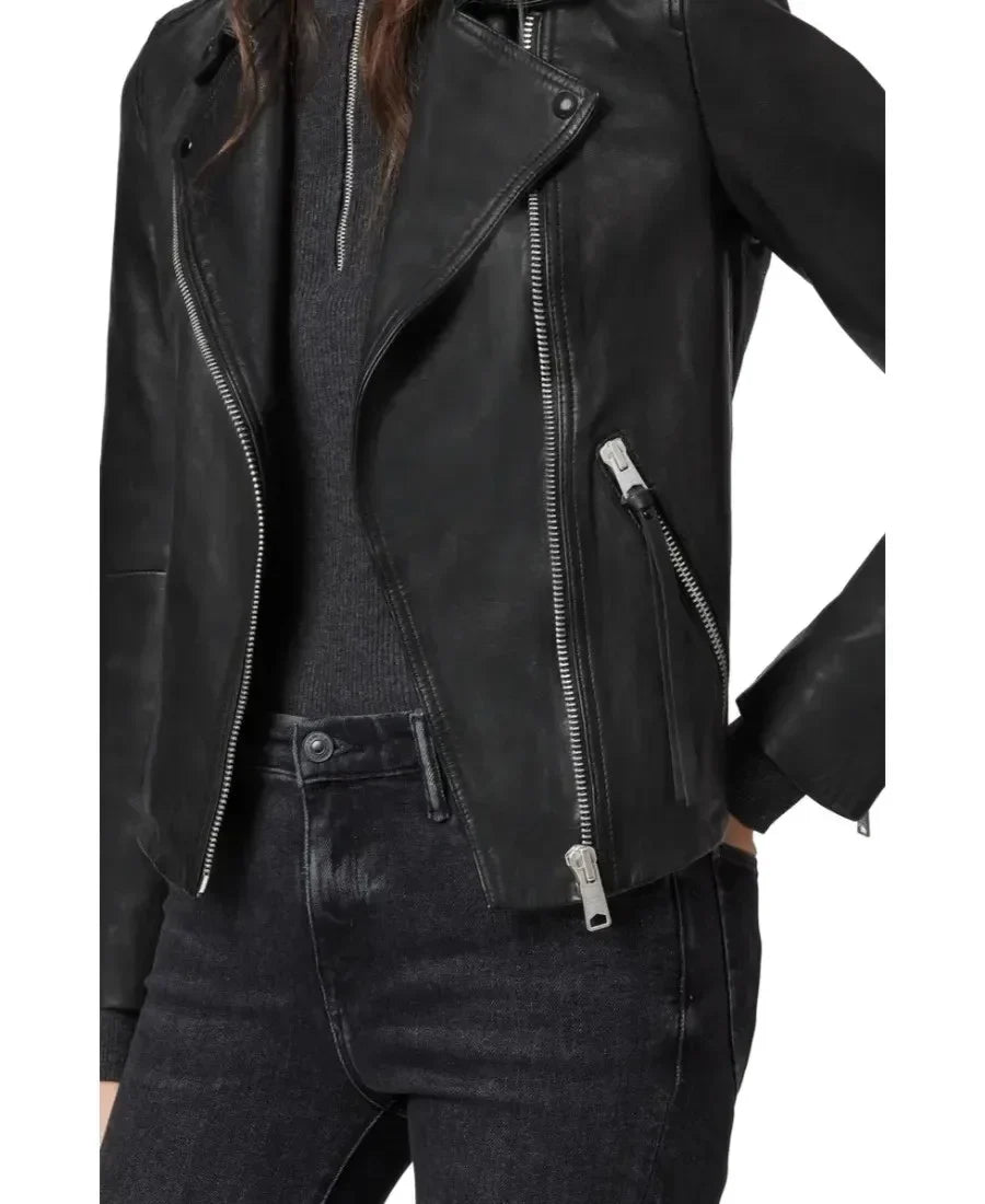 Dalby Gold Women's Motorcycle Jacket