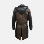 Dark Drifter Long Leather Coat