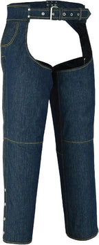Denim Motorcycle Chaps