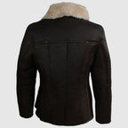 Eastern Counties Leather Womens Celene Aviator Sheepskin Coat