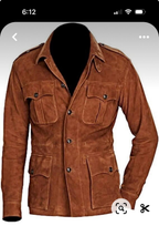Custom Yasir Ashfaq Suede Jacket