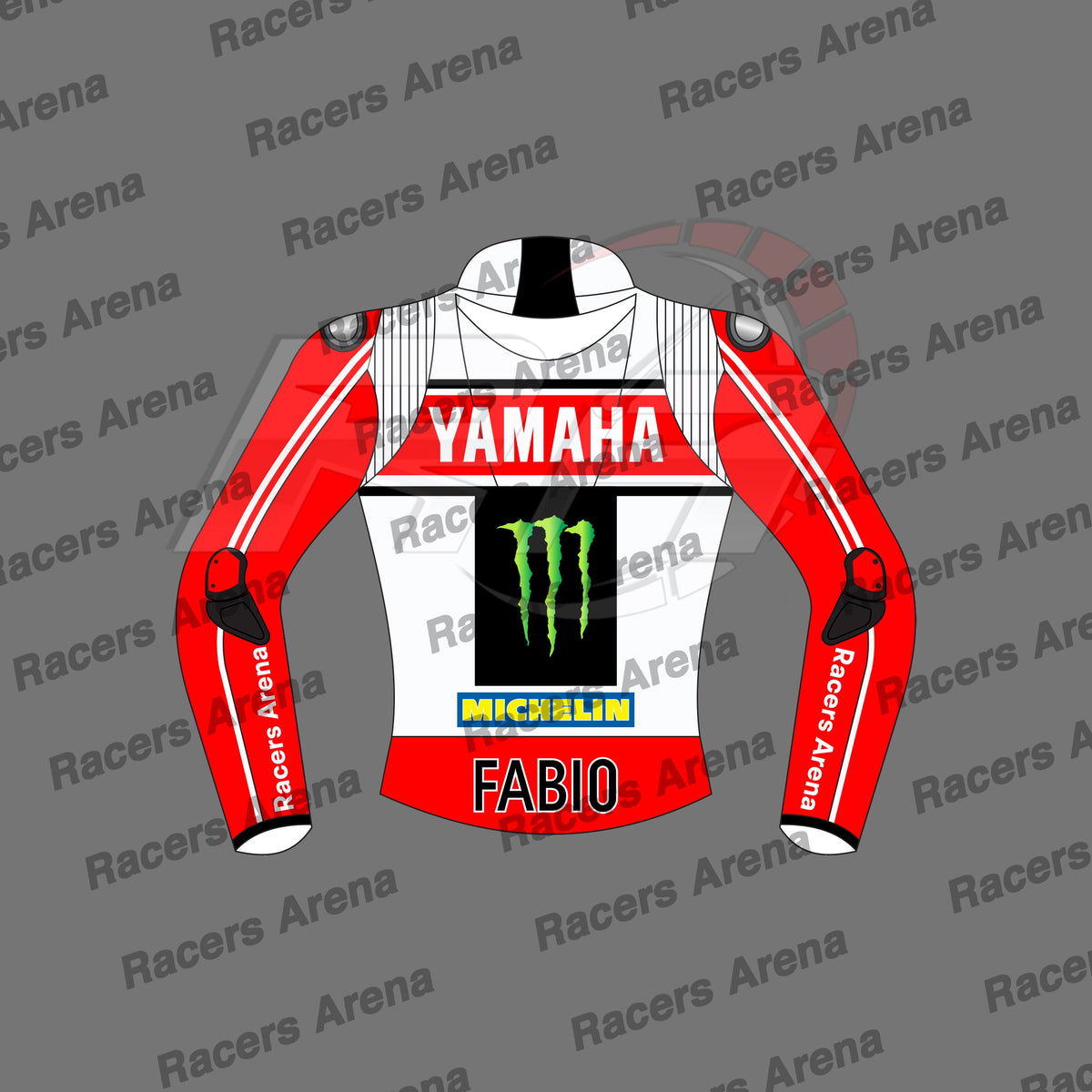 Fabio Quartararo Yamaha British GP 2024 Motorcycle Leather Race Jacket